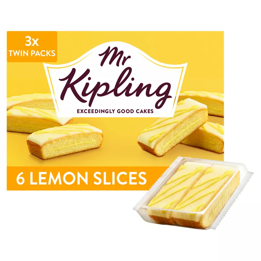 Mr Kipling Lemon Layered Cake Slices