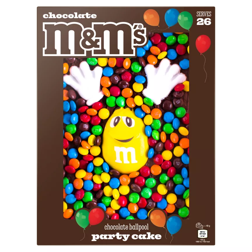 M&M's Chocolate Ballpool Celebration Cake
