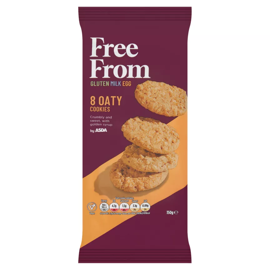 ASDA Free From 8 Oaty Cookies