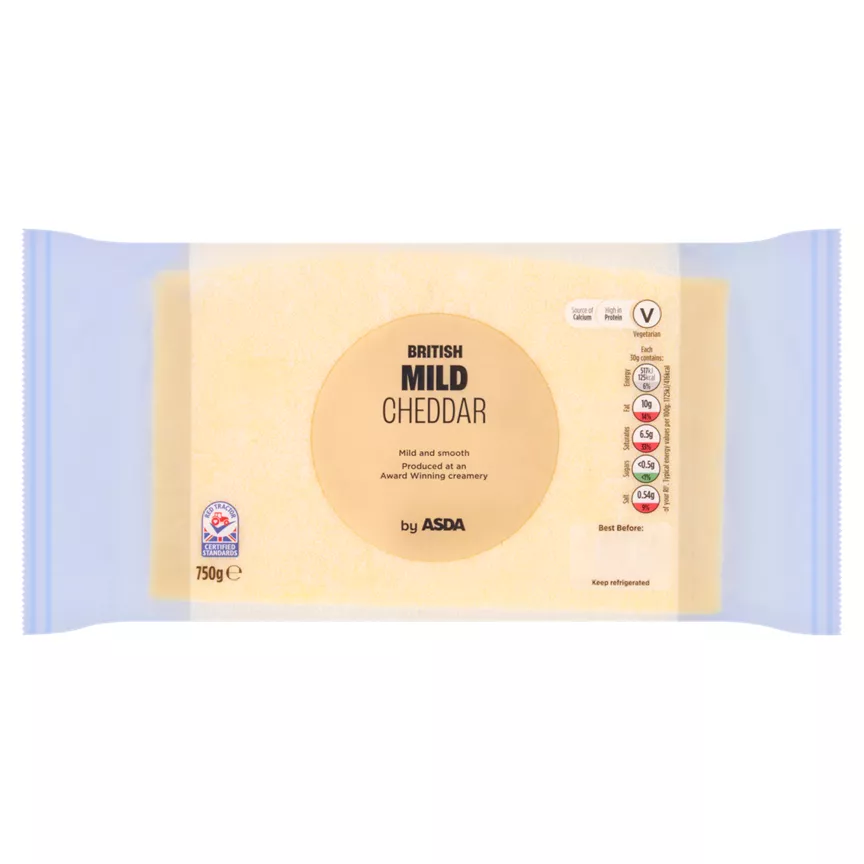 ASDA British Mild Cheddar 750g