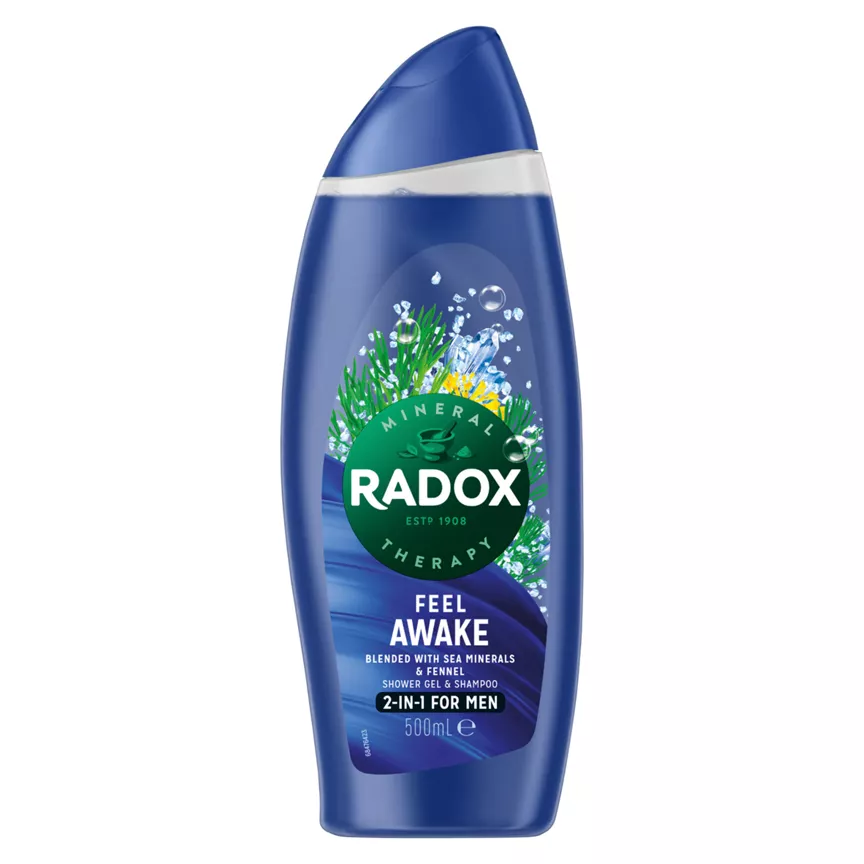 Radox Mineral Therapy 2-in-1 Shower Gel & Shampoo Feel Awake