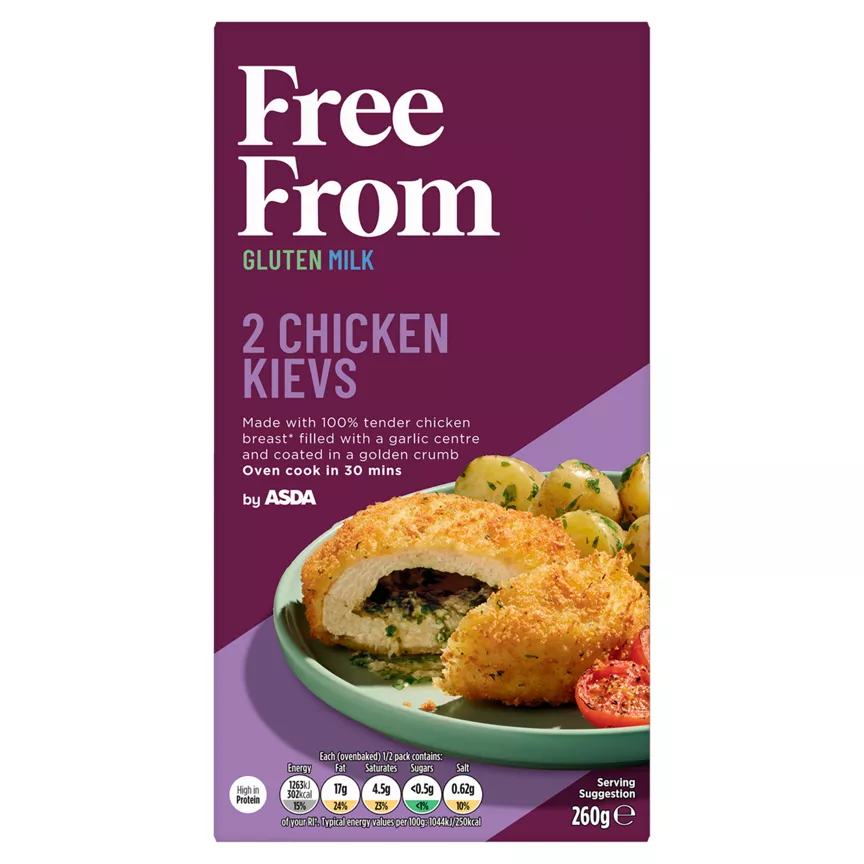 ASDA Free From 2 Chicken Kievs