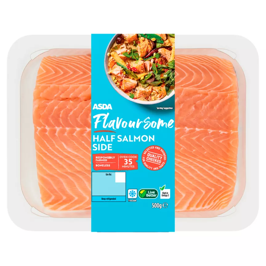 ASDA Flavoursome Half Salmon Side