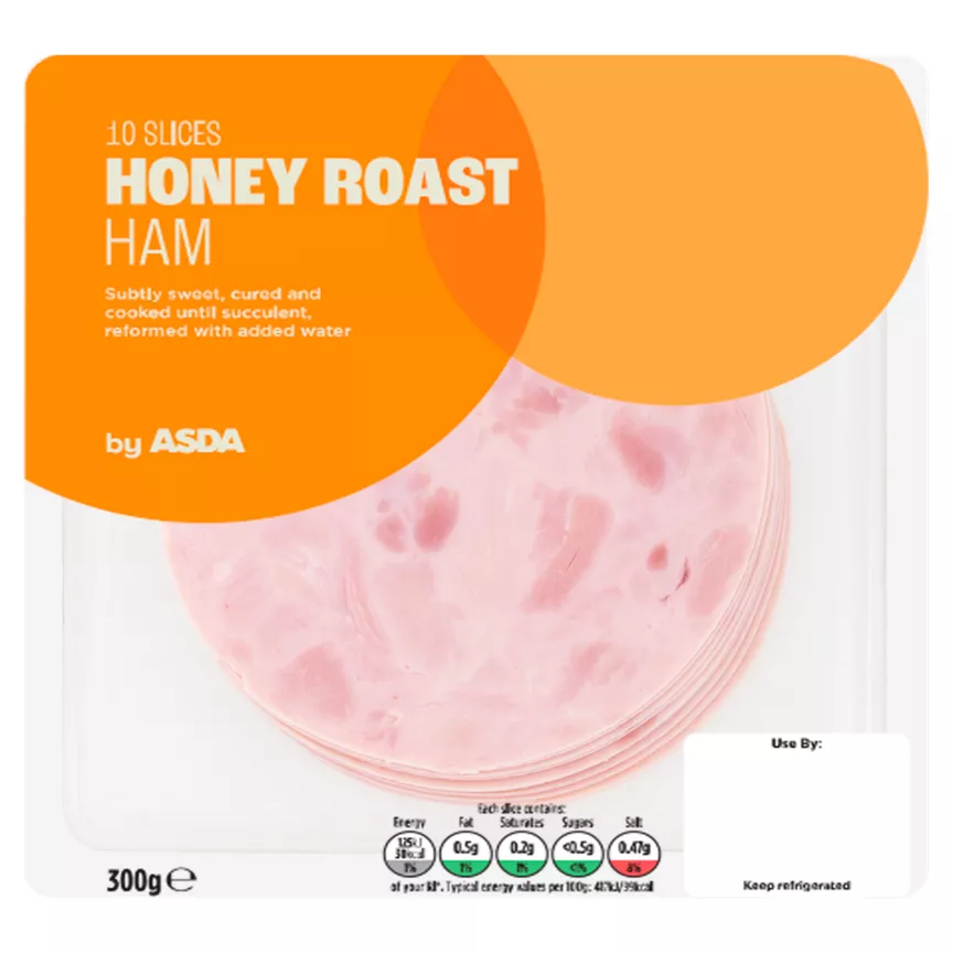 ASDA 10 Slices Honey Roast Ham