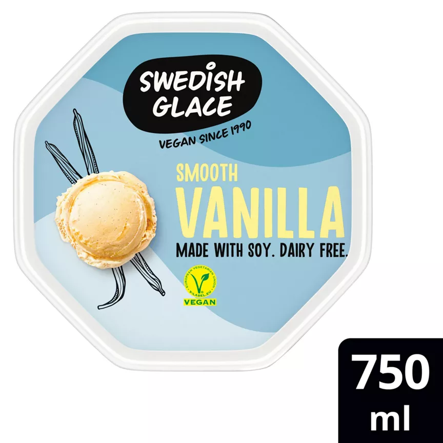 Swedish Glace Vanilla Soy Ice Cream Alternative - Image 1