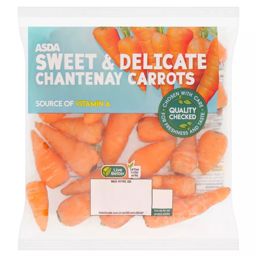 ASDA Sweet & Delicate Chantenay Carrots