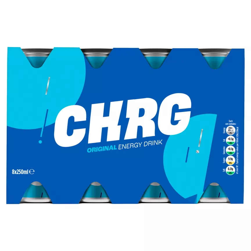 ASDA Chrg Original Energy Drink 8 x 250ml