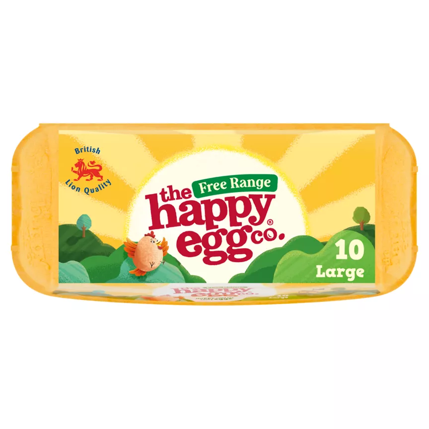 The Happy Egg Co Free Range 10 Large Eggs