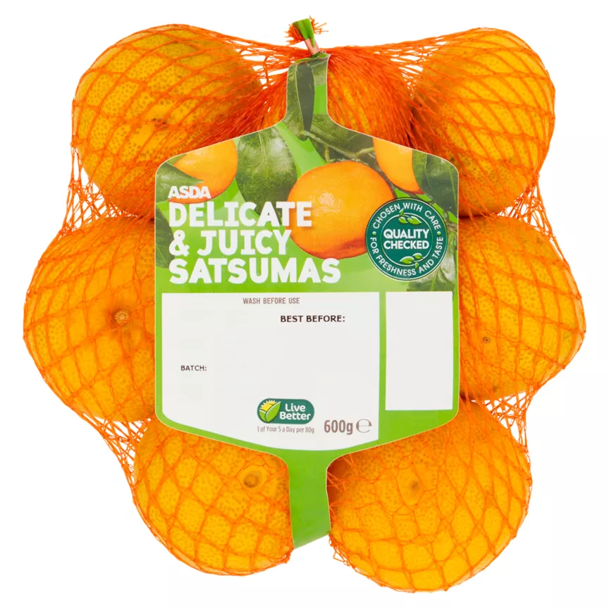 ASDA Delicate & Juicy Satsumas 600g