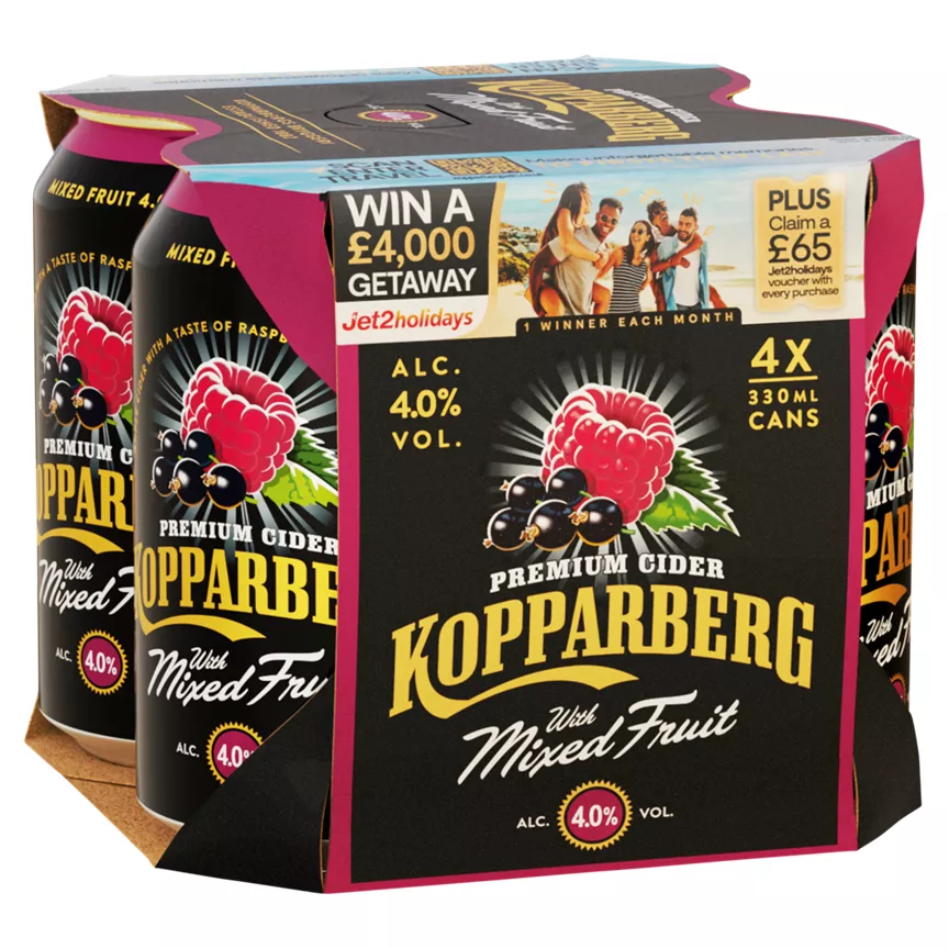 Kopparberg Premium Cider with Mixed Fruit