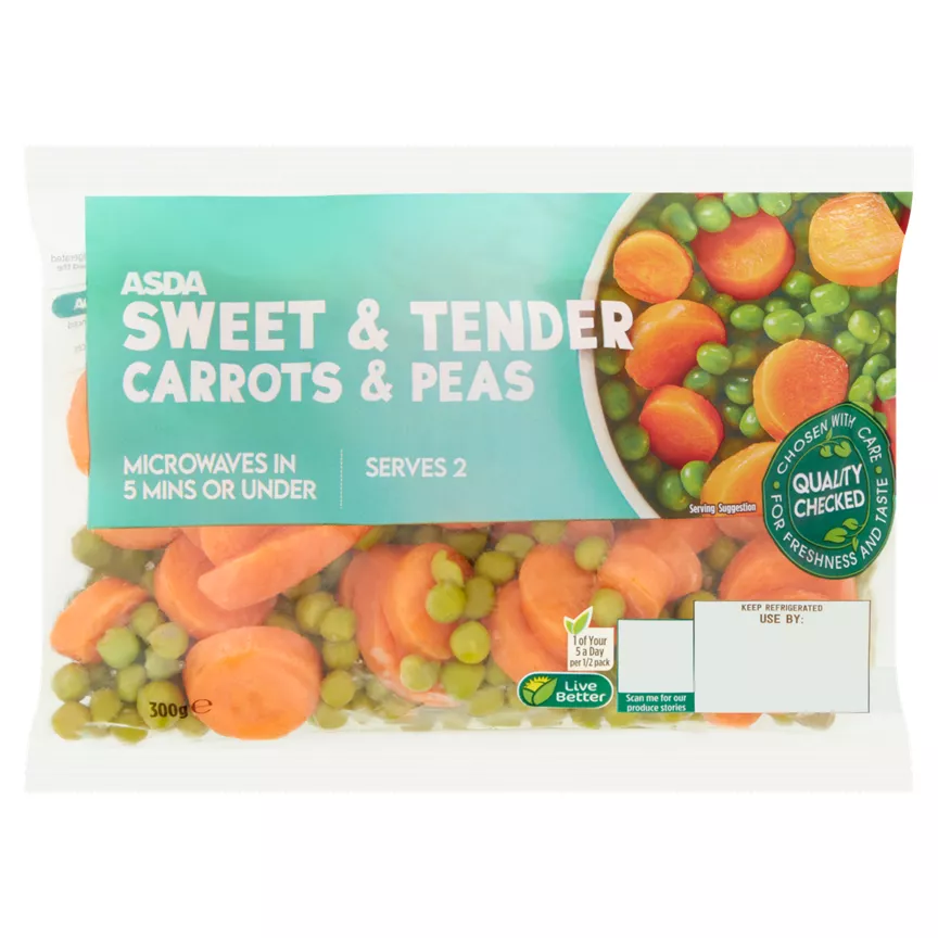 ASDA Carrots & Peas 300g