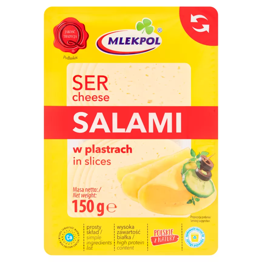 Mlekpol Salami Cheese Slices