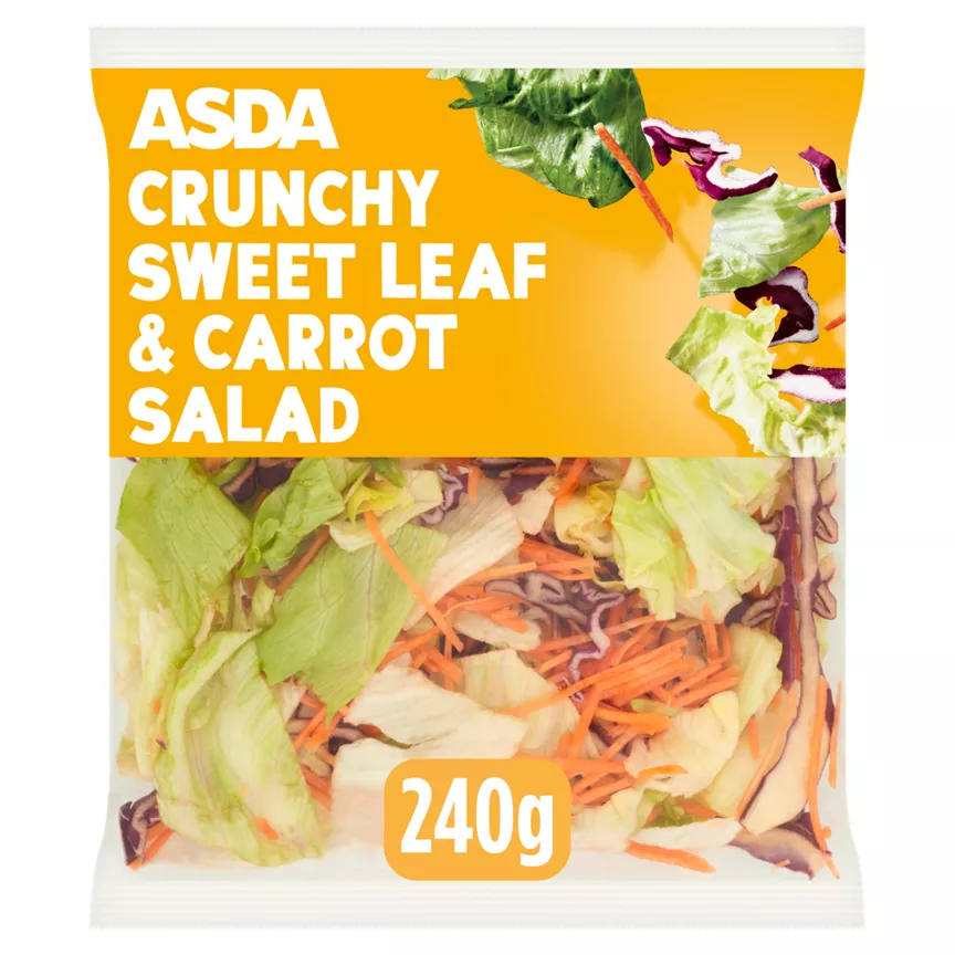 ASDA British Sweet Leaf & Carrot Salad 240g
