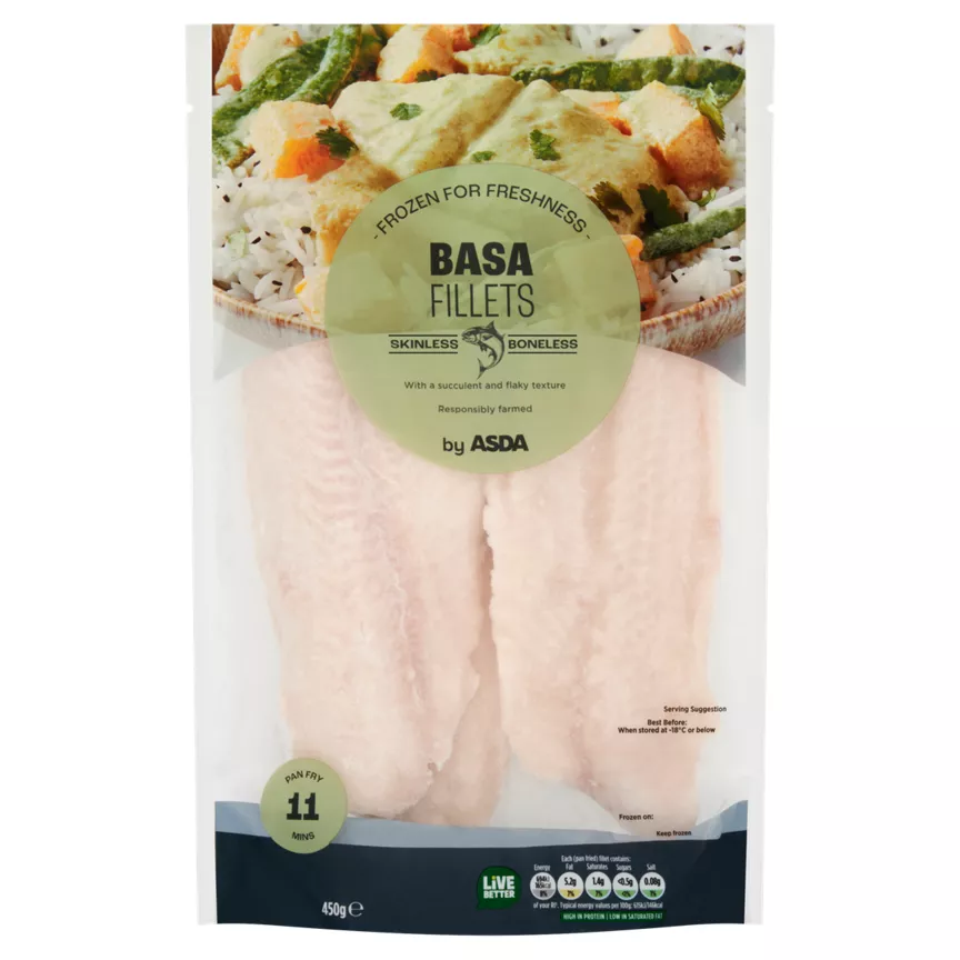 ASDA 3 Basa Fillets