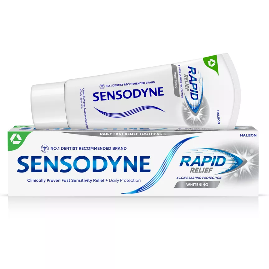 Sensodyne Rapid Relief Whitening Sensitive Toothpaste - Image 1
