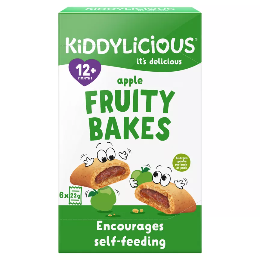 Kiddylicious Apple Fruity Bakes 12+ Months