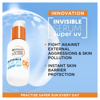 Ambre Solaire Super UV Face SPF 50+ Invisible Face Protection Serum 30ml thumbnail 4