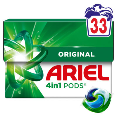 Ariel 3in1 Original Pods Washing Capsules 33 Washes