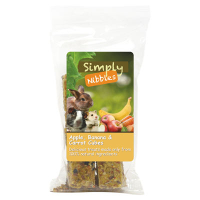 Simply Nibbles Apple, Banana & Carrot Cubes 90g