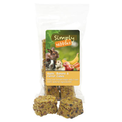 Simply Nibbles Apple, Banana & Carrot Cubes 90g thumbnail 3