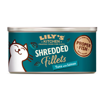 Shredded Fillets Tuna with Salmon Adult Wet Cat Food 70g thumbnail 2