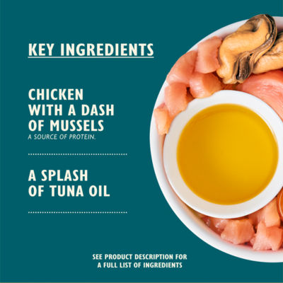 Lily’s Kitchen Shredded Fillets Chicken with a dash of Mussels Wet Food for Adult Cats 70g thumbnail 4
