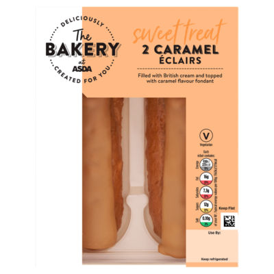 The BAKERY at ASDA 2 Caramel Éclairs