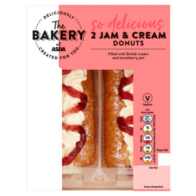 The BAKERY at ASDA 2 Jam & Cream Donuts
