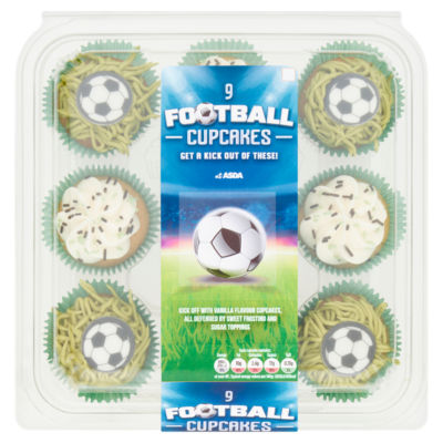 The BAKERY at ASDA 9 Football Cupcakes