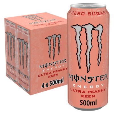 Energy Drink Ultra Peachy Keen Zero Sugar 4 x 500ml