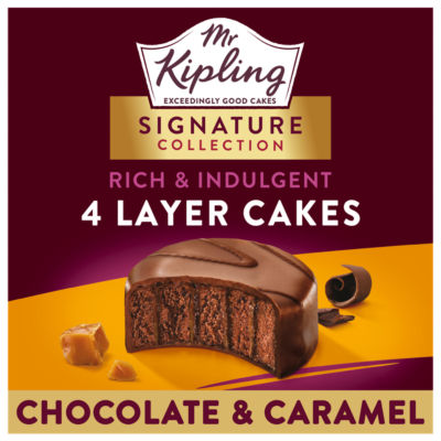 Signature Milk Chocolate and Caramel Layer Cakes 4 Pack thumbnail 2
