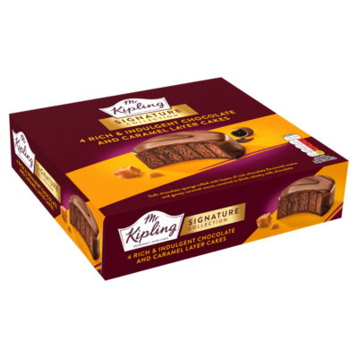 Signature Milk Chocolate and Caramel Layer Cakes 4 Pack thumbnail 3