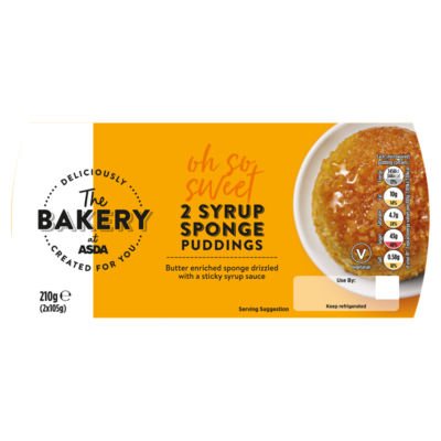 Syrup Sponge Puddings 2 x 105g (210g)