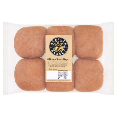 6 Brown Snack Baps thumbnail 2