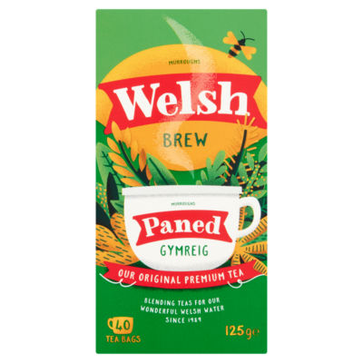 Welsh Brew Paned 40 Tea Bags 125g thumbnail 2