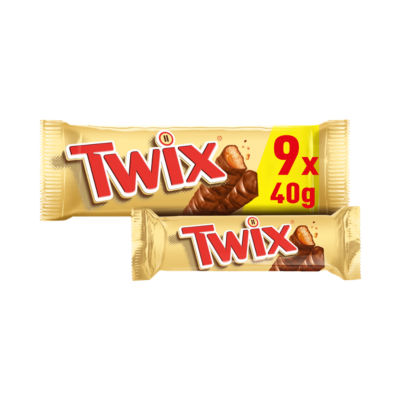Caramel Multipack Chocolate Bars 40g x 9 thumbnail 2