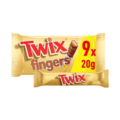 Multipack Chocolate Biscuit & Caramel Bars 9x20g thumbnail 2