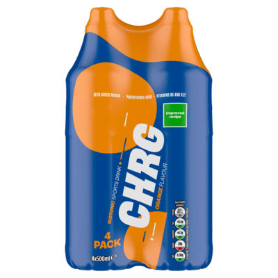 Isotonic Sports Drink Chrg Orange Flavour 4 x 500ml thumbnail 2