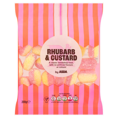 Rhubarb & Custard 200g thumbnail 2