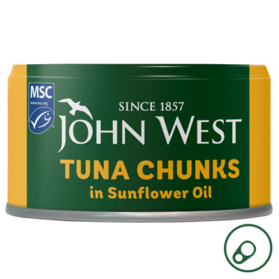 John West MSC Tuna Chunks in Sunflower Oil