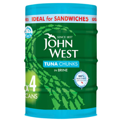 Tuna Chunks in Brine 4 x 132g thumbnail 2