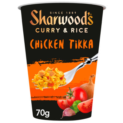 Sharwood’s Curry & Rice Chicken Tikka Instant Pot 70g thumbnail 2