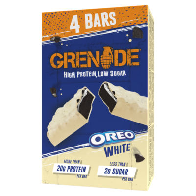 Protein Bars Oreo White Bars 4 x 60g thumbnail 2