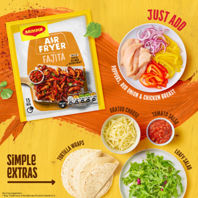 Air Fryer Fajita Herbs and Spices Recipe Mix 27g thumbnail 3