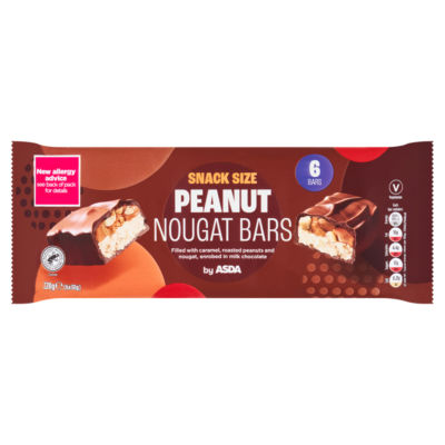 Peanut Nougat Bars 6 x 38g (228g) thumbnail 2
