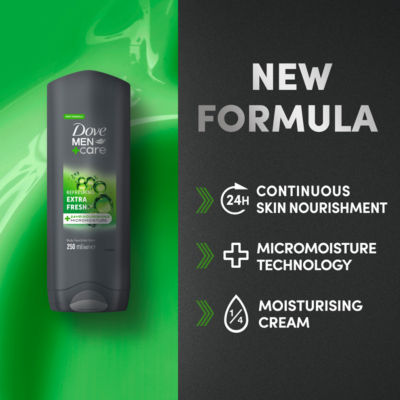 Refreshing 3-in-1 Hair, Face and Body Wash Extra Fresh 250ml thumbnail 3