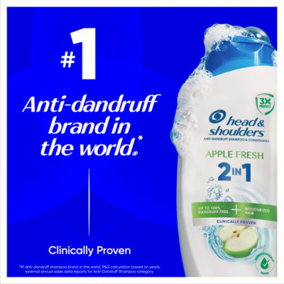 Apple Fresh 2in1 Anti-Dandruff Shampoo and Conditioner330ml thumbnail 3