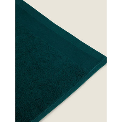 Large Emerald Green Cotton Bath Sheet thumbnail 3