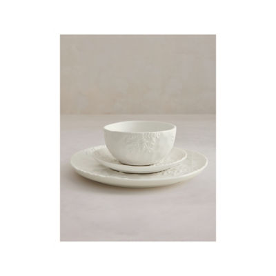 White Snowflake Dinner Set - 12 Piece thumbnail 4