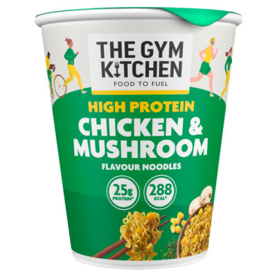 High Protein Chicken & Mushroom Flavour Noodles 64g thumbnail 2